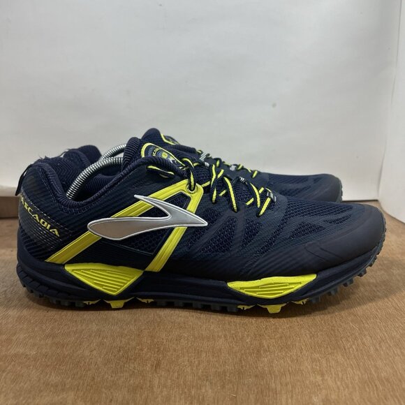 Brooks Cascadia 10 Men\'s Size 12 D (Medium) Trail Running Shoes Blue Green